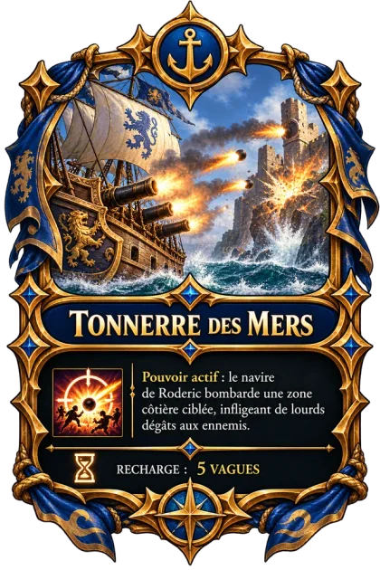 Carte : Tonnerre des Mers